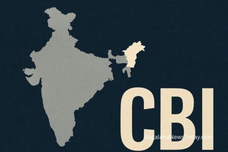 Map showing CBI presence across India, excluding Nagaland