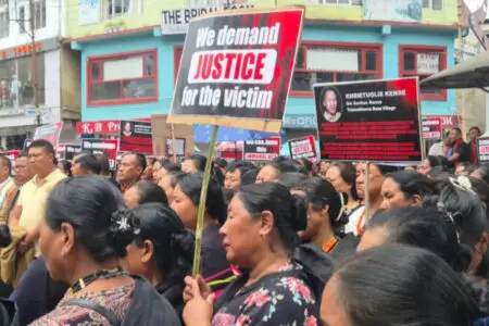 Kohima rally NAWO protest after Botsa assault
