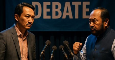 Deputy Chief Minister Y. Patton challenged to public debate by Hayithung Bill Lotha over press freedom after journalist incident