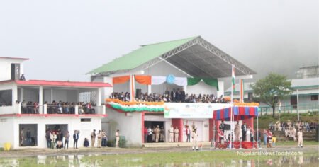 Zunheboto celebrates 79th Independence Day with limited public participation
