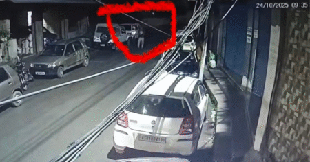 CCTV footage obtained by Nagaland News Today shows suspect following woman before mugging in Kohima.