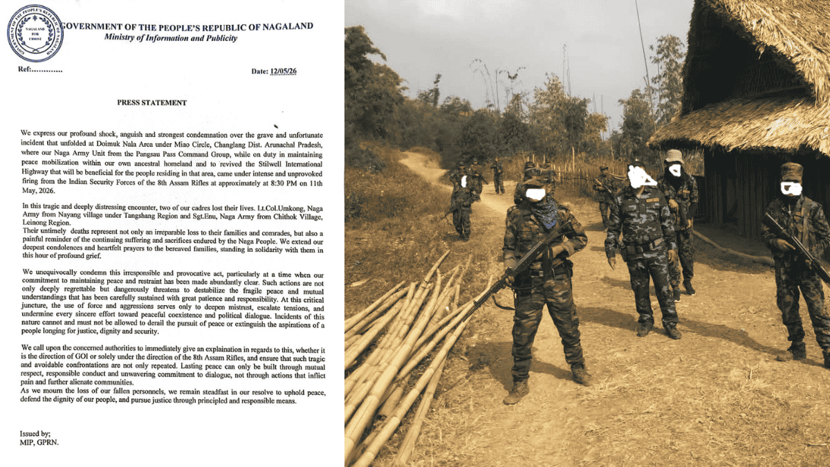 GPRN NSCN K Condemns Assam Rifles Firing That Killed Two Naga Cadres NSCN K Ang Mai led